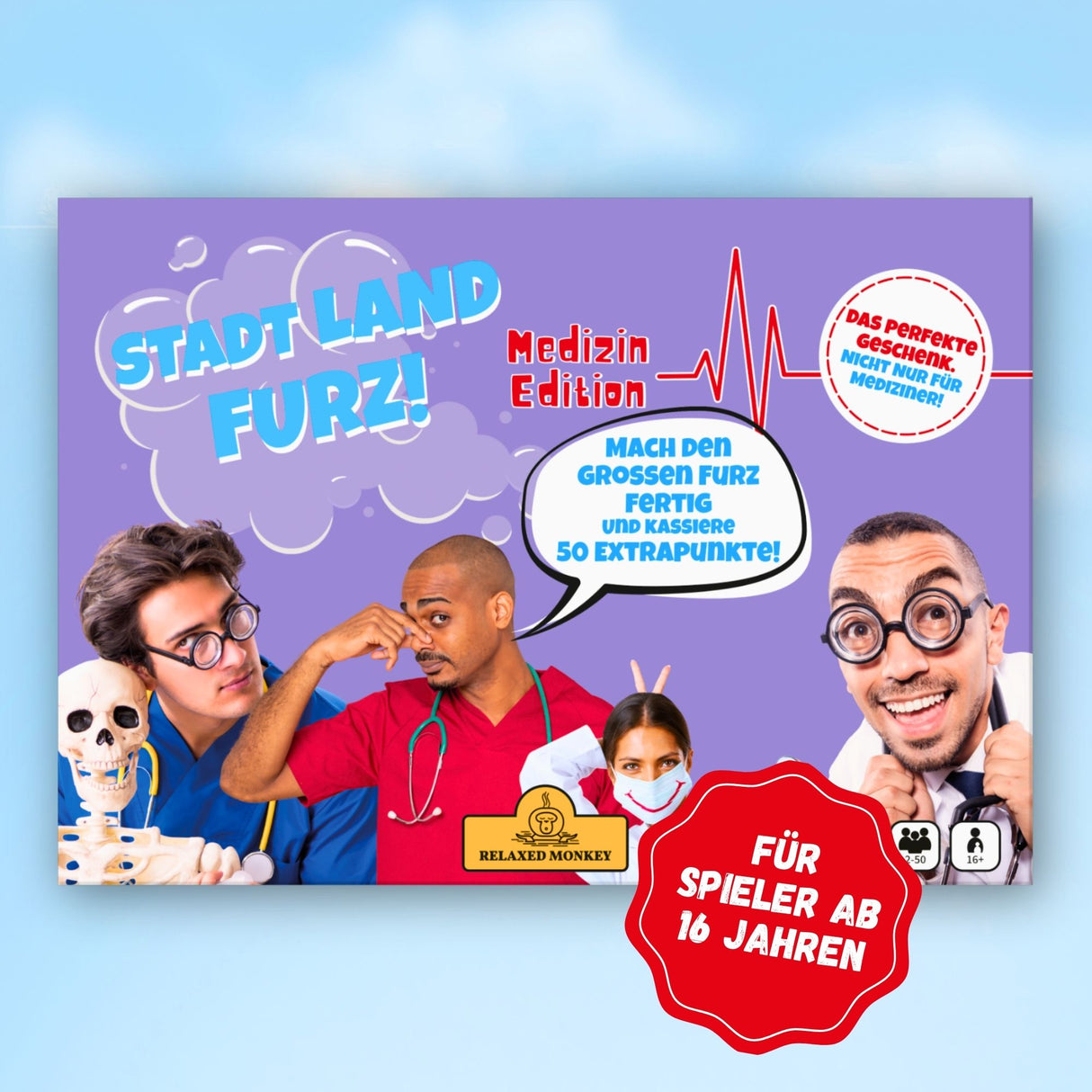 STADT LAND FURZ Medizin Edition - Spaß für medizinisch Interessierte & Spiele-Verrückte