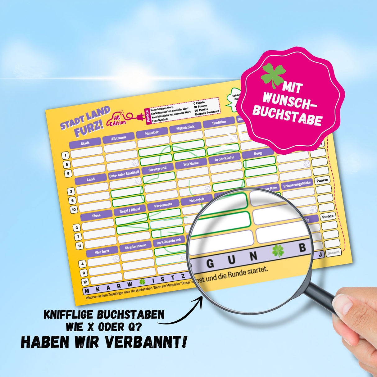 STADT LAND FURZ WG Edition - Fun für Mitbewohner & Best Buddies