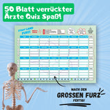 Stadt Land Furz Medizin Edition 50 Blatt verrückter Ärzte Quiz Spaß