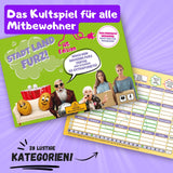 Stadt Land Furz WG Edition 28 Kategorien Kultspiel für alle Mitbewohner